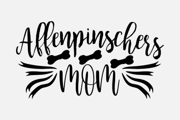 Affenpinschers Mom SVG Sublimation: Graphics for Crafts