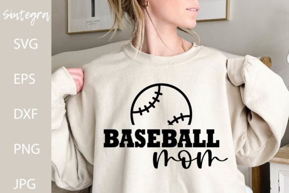 Baseball Mom SVG: Graphics for Crafts