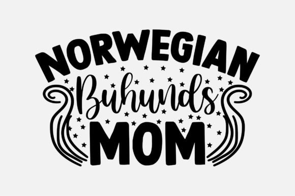 Norwegian Buhunds Mom SVG for Crafts